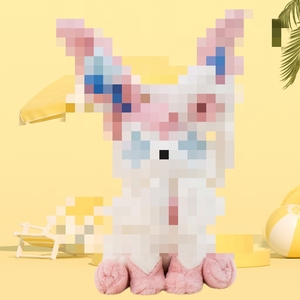 Grands animaux en <span class=keywords><strong>peluche</strong></span> Pokémon Eevee en gros, grandes poupées pour machine à griffes, jouets en <span class=keywords><strong>peluche</strong></span> de personnages de dessins animés pour cadeaux d'enfants - Product Image 3