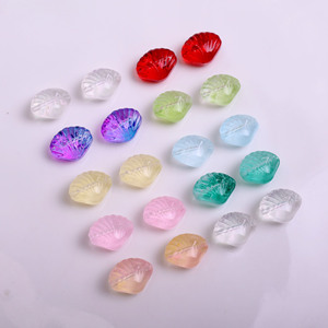 Cuentas de Vidrio en Forma de Concha Marina 3D de 16x13 mm, Cuentas Sueltas para Hacer Joyas, Accesorios para Manualidades de Pulseras, Collares y Pendientes - Product Image 3
