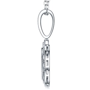 Pendentif Moissanite Lettre Hip Hop de Luxe Haute Qualité Plaqué Argent/Or pour Hommes, Bijoux de Mode Streetwear, Disponible Directement de l'Usine - Product Image 3