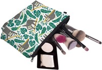 Sacs cosmétiques imprimés OEM ODM en gros, pochettes de maquillage exquises avec fermeture éclair, sacs à main personnalisés pour femmes et filles