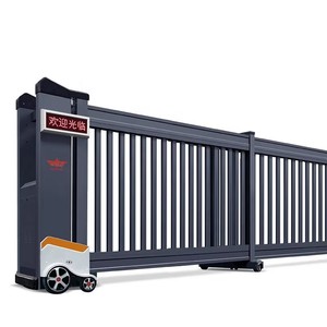Portail coulissant automatique Shengshichanglong avec sécurité renforcée et contrôle d'accès des véhicules par reconnaissance de plaque d'immatriculation - Product Image 1
