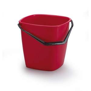 DURABLE - 1809413040 Cubo cuadrado de 9,5 lt, con asa, 250x250x245mm (paquete múltiple)-CUBETAS DE BASURA Y CENICEROS EAN 7318089413042 - Product Image 2