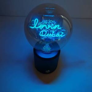 Customized G125 LED Desk Light Modern <strong>Style</strong> Hand-Held <strong>USB</strong> Rechargeable with Type-C Filament Lamp Lovein Dubai Letter Table Light - Product Image 3