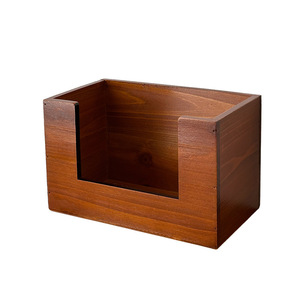 Wooden Cosmetic Storage <b>Box</b> 2L Desktop Organizer For <b>Makeup</b> Brushes Skincare Items - Product Image 4
