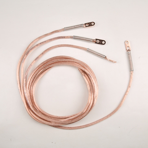 Fil de mise à la terre haute tension à double crochet de type languette, 10KV-110KV, pour usage extérieur, en cuivre souple, isolation garantie, sécurité assurée - Product Image 4