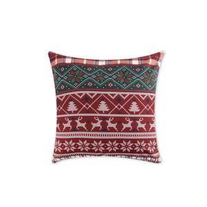 Cojín Decorativo Excelsa 45x45 cm, Algodón, Estilo Nórdico Navideño, Desmontable y Lavable, Cuadrado - Product Image 1