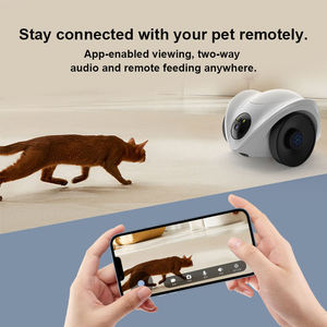 Robot intelligent pour animaux de compagnie, jouet, distributeur de friandises, laser, moniteur intérieur mobile, IP56, durable, ABS écologique, vision nocturne IR 10m, audio bidirectionnel, chien - Product Image 6