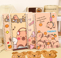 Cuaderno Capibala A5 con espiral, para estudiantes y oficina, con tapa horizontal, de alta estética y personalizable.