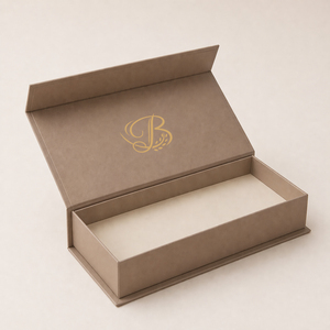 Custom High End Magnetic Closure Flip Top <strong>Book</strong> <strong>Box</strong> Elegant Gold Foil Stamping Gift Packaging <strong>Box</strong> for Luxury - Product Image 2