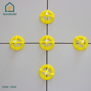 Sunsbuild High Quality Plastic Spin Tile Leveling System for <b>Floor</b> Tile Installation Reusable Caps Prevent Tile Lippage Park Use - Product Image 1