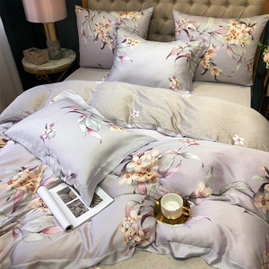 Doux Et Sans Plis <span class=keywords><strong>De</strong></span> Luxe 4 Pièces Tencel Literie <span class=keywords><strong>Feuille</strong></span> - Product Image 5