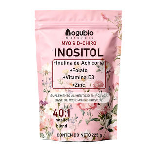 Poudre d'inositol de qualité alimentaire avec <span class=keywords><strong>acide</strong></span> <span class=keywords><strong>folique</strong></span> + vitamine D3 + zinc, fabrication OEM, marque privée, approvisionnement en usine - Product Image 1