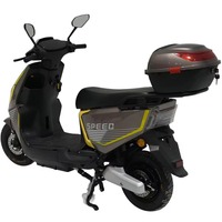 Scooter électrique 2026 de fabrication chinoise, moto électrique avec coffre arrière, batterie grande capacité, vélo électrique longue autonomie