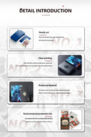 Cartes à jouer personnalisables à coins arrondis, durables, pour fêtes, style européen et américain, jeu de cartes vierges