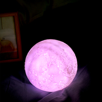 Télécommande pour Enceinte sans Fil 5.0 Lampe Lune LED RGB Veilleuse Alimentée par Batterie Machine à Bruit Blanc pour Bébé en Plastique