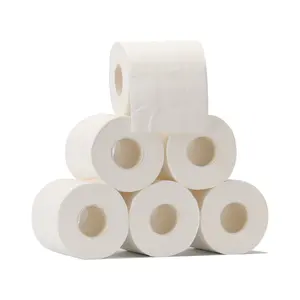 2024 Hotsales papel higiênico de seda toalha de papel personalizado 3 camadas de papel de seda de polpa de madeira