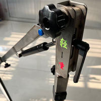 Panneau d'inspection des bosses PDR LED amélioré 93-26cm avec support à roulettes en acier inoxydable et adaptateur en option