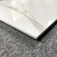 Prix du carrelage de sol en porcelaine marbre blanc brillant 600x600 au Liban