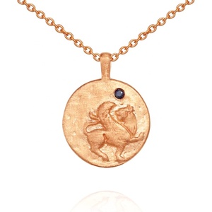 Vendita caldo dell'<span class=keywords><strong>argento</strong></span> sterlina 925 di modo placcato oro <span class=keywords><strong>leone</strong></span> alato zaffiro <span class=keywords><strong>argento</strong></span> della <span class=keywords><strong>collana</strong></span> della moneta - Product Image 5