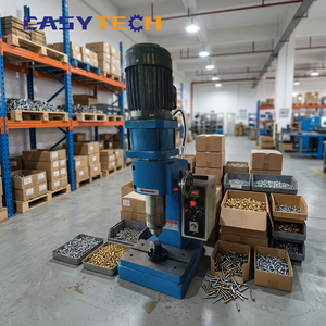 Machine à riveter pneumatique hydraulique Easytech, <span class=keywords><strong>presse</strong></span> à rivets semi-tubulaires pour châssis de camion, borne de batterie au lithium, dissipateur de chaleur - Product Image 1