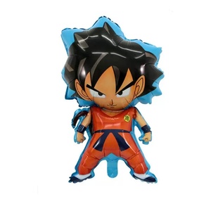 Globo de Aluminio de <span class=keywords><strong>Goku</strong></span> (Wukong) para Figuras, Ecológico, para Decoración de Fiestas de Cumpleaños Infantiles, Venta al Por Mayor - Product Image 2