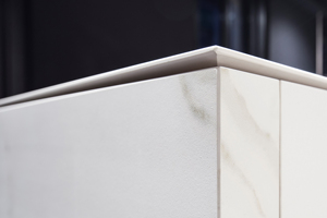 Armoire de <span class=keywords><strong>cuisine</strong></span> moderne modulaire en pierre frittée avec caisson en aggloméré, glissière de <span class=keywords><strong>tiroir</strong></span> et charnière pour salle familiale - Product Image 3