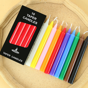 Bougies coniques colorées, bougies magiques pour rituels, 12 couleurs disponibles, bougies Wiccan pour rituels et intentions, pour sorts et manifestation - Product Image 2