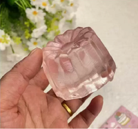 Jouet sensoriel anti-stress portable en silicone ultra-doux en forme de mini cube de tofu pour adultes