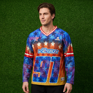 Fútbol americano Jersey sublimación impresa Super estrella bordado logo equipo nombre Número deportes desgaste bandera Jersey diseño personalizado - Product Image 1
