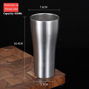 Taza de regalo aislada de doble capa de acero inoxidable coreano para bebidas calientes para uso en exteriores/interiores, fiestas de Camping, bares y beber cerveza - Product Image 5