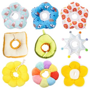 Collares coloridos para mascotas con dibujos animados, collar de poliéster suave para perros, ajustable con cierre de gancho y bucle para razas pequeñas, para todas las estaciones - Product Image 1