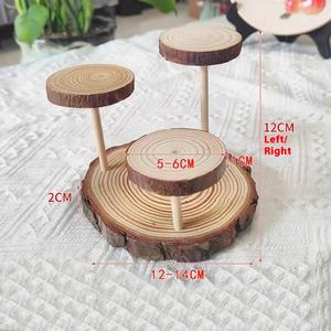 Présentoir à plusieurs niveaux en bois massif naturel <span class=keywords><strong>de</strong></span> qualité supérieure pour plantes succulentes, figurines d'<span class=keywords><strong>action</strong></span> et support <span class=keywords><strong>de</strong></span> <span class=keywords><strong>rangement</strong></span> pour la décoration intérieure - Product Image 6