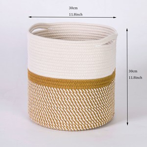 Cestas <span class=keywords><strong>de</strong></span> Almacenamiento para <span class=keywords><strong>Plantas</strong></span> <span class=keywords><strong>de</strong></span> Interior Cestas <span class=keywords><strong>de</strong></span> Cuerda <span class=keywords><strong>de</strong></span> Algodón para Bebés Maceteros para <span class=keywords><strong>Plantas</strong></span> <span class=keywords><strong>de</strong></span> Interior - Product Image 3
