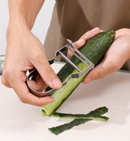 U-Vormige Roestvrijstalen Handmatige Fruitschillers Keukengereedschap Voor Het Gemakkelijk Snijden Van Aardappelschillen Van Groente