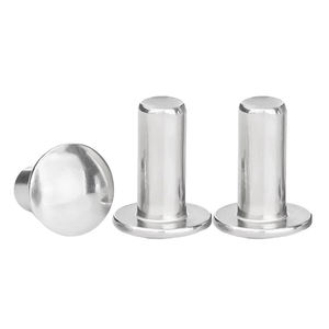 10 pièces/sac Rivets pleins de qualité supérieure en acier inoxydable 304 <span class=keywords><strong>à</strong></span> tête plate et ronde M2 M2.5 M3 M5 M6 Rivets pleins <span class=keywords><strong>à</strong></span> tête cylindrique personnalisables - Product Image 5