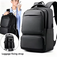 Sangle de fixation pour bagages, port de charge USB, grande capacité, sac à dos pour ordinateur portable, voyage d'affaires