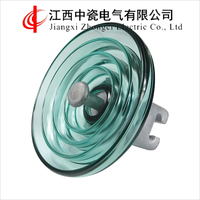 U300BP195F/T30F Isolateur de suspension en fibre de verre haute tension Éléments de matériaux d'isolation de distribution de transmission en verre HV