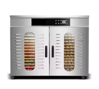Klaar voor verzending: 80-laags commerciële heteluchtoven, industriële voedseldroger, fruitdehydrator, roestvrij staal, gasverwarming