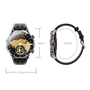 Montre connectée Android 4G H18 avec GPS, navigation, charge magnétique, calendrier, fréquence cardiaque, unisexe - Product Image 6