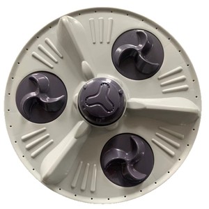 Pulsator Washing Machine Impeller DFS-604 Turbine Blade Grey <b>Plastic</b> Part for Spin Dry Tub and <b>Drum</b> - Product Image 4