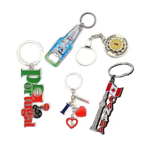 매력 열쇠 고리 관광 열쇠 고리 캐나다 기념품 메이플 리프 열쇠 고리 기념품 공예 에나멜 옷깃 핀 배지