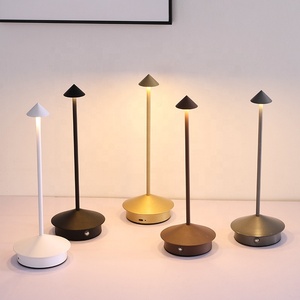 Moderne Kabellose LED-Tischlampe Dimmbar Wiederaufladbar Schnurlose Nachttischlampe für Esstisch Ambiente-Beleuchtung - Product Image 1