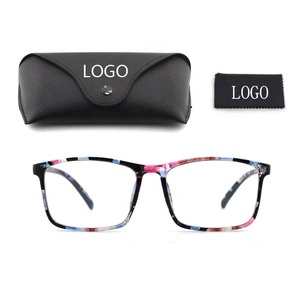 Volar logotipo personalizado rectángulo clásico gafas marco gafas de computadora de bloqueo de luz azul - Product Image 1