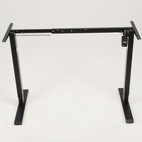 2SACRF2 Bureau Automatique Ergonomique Électrique Monomoteur Réglable en Hauteur Assis-Debout Cadre de Table de Travail