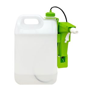 Pulvérisateur à gâchette réglable 38/400 pour usage domestique et jardinage, alimenté par piles 4*1.5A, avec étui et bouteille - Product Image 1