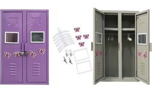 Mobili per Bambole, Armadio Doppio Moderno in Acciaio per Cameretta, 18 Pollici - Product Image 3