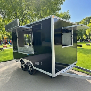 Camions de vente ambulante pour glaces et café, équipements de concession, remorques mobiles pour boissons, kiosques de restauration de rue - Product Image 1