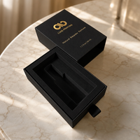 Boîte cadeau rigide de luxe avec logo estampé à l'or pour parfums et cosmétiques, avec inserts EVA personnalisés et emballage de vente au détail sécurisé