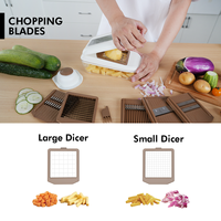 Salade Fruit Tool Plastic Huis Keuken Accessoires Mandoline Snijmachine Dicer Ui Groente Chopper Cutter
