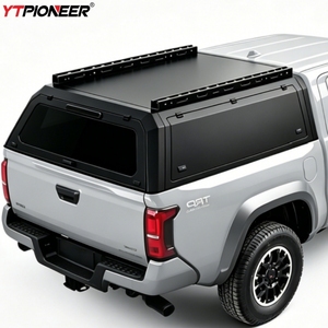 Capot rigide en aluminium pour benne de 5 à 6 pieds de long, compatible avec <span class=keywords><strong>Toyota</strong></span> <span class=keywords><strong>Tacoma</strong></span> 3ème génération 2016, 2019, <span class=keywords><strong>2021</strong></span>, 2022 - Product Image 1